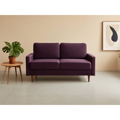 Kwak 58'' Square Arm Loveseat