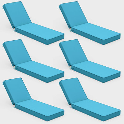 Coussin de chaise longue d'extérieur, seulement coussins
