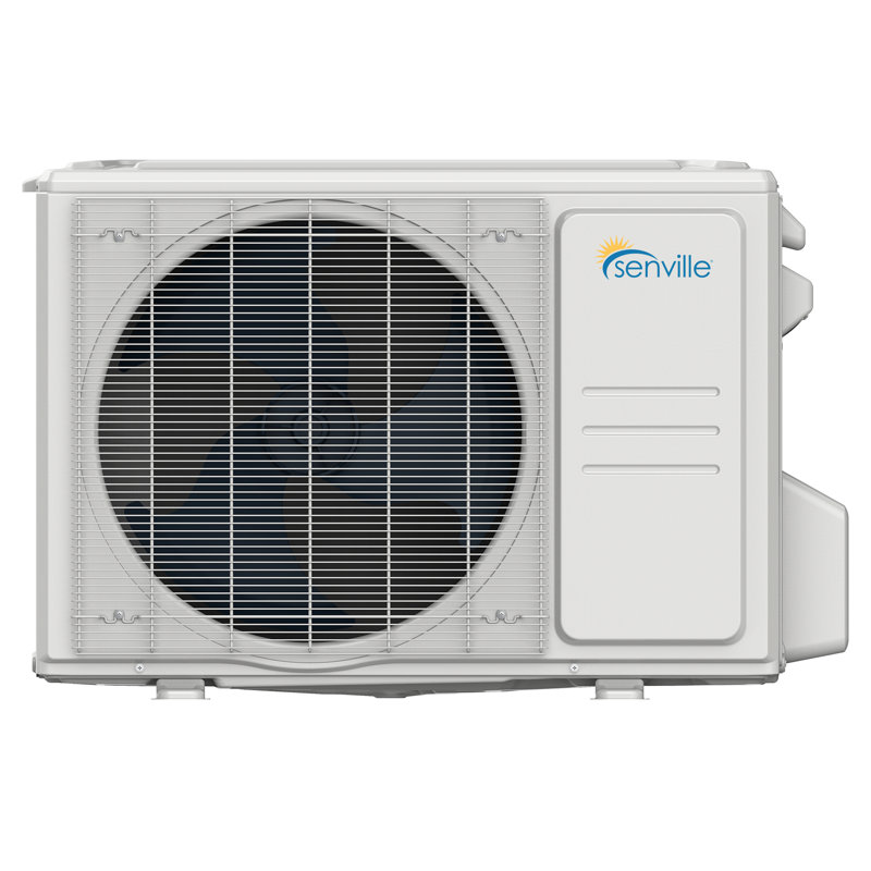 Mini climatiseur d'air à deux blocs sans conduit de 9 000 BTU avec chauffage et télécommande