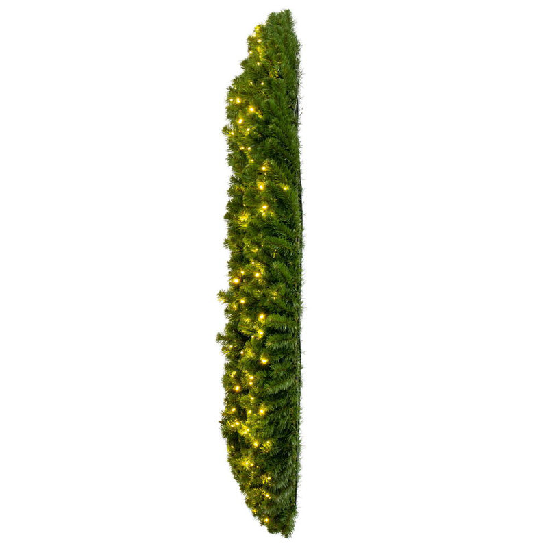 One Allium Way® 42" Deluxe Sequoia Pine Wreath WA 200WW, 17" H x 72" W x 72" D