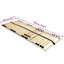 Slatted Bed Base Brown Solid Beech Wood-2116747854