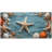 Beach Starfish Seashell Beach Towel,Oversized Microfiber Sand Free Lightweight Quick Dry Bath Blanket for Women Men, Travel Blanket Vacation Essentials Gift for Friends and Family 35" x 70"