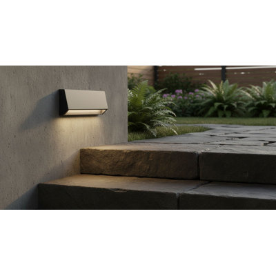 8cm H Integrated LED Outdoor Sconce