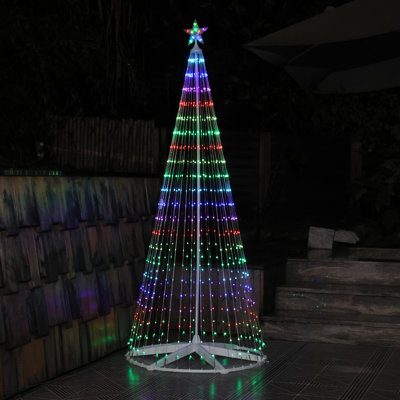 7.55 Ft Led Christmas Tree Lighted Display
