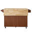 Filka Wood Kitchen Cart