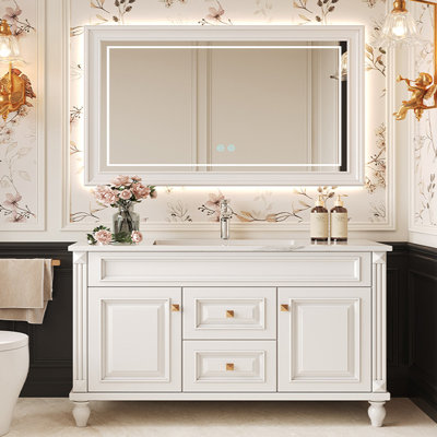 Smart bathroom cabinet American style