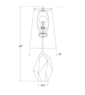 Kelly Wearstler Halcyon Accent Table Lamp