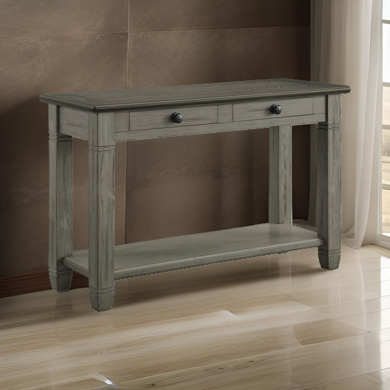 Console Nicoel, Gris, H 31 po x l 48 po x P 18 po