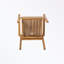 Ensemble de 2 chaises de salle à manger d'extérieur avec coussin moelleux et dossier à lattes-406879158