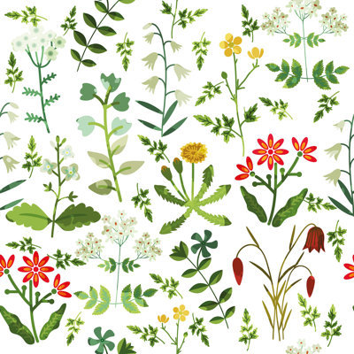 Panneau de papier peint amovible Attamore Botanical