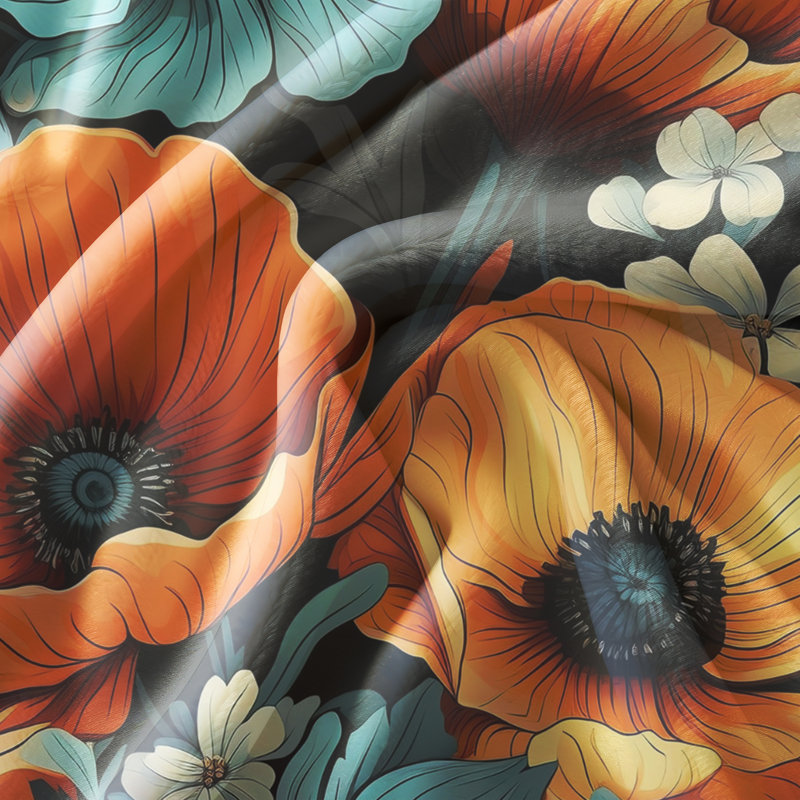 Machine Printed Throw Blanket, Queen