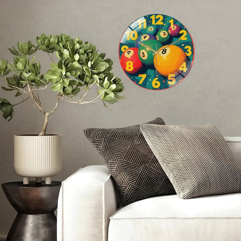 Horloge murale 12 po