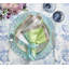 Ray Placemat in Periwinkle/Seafoam
