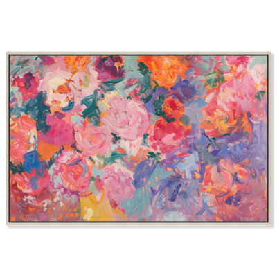 Kaleidoscope of Color Canvas Floral Wall Art by Art Remedy