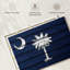 Drapeau de la Caroline du Sud Borges Wood Style-107854000