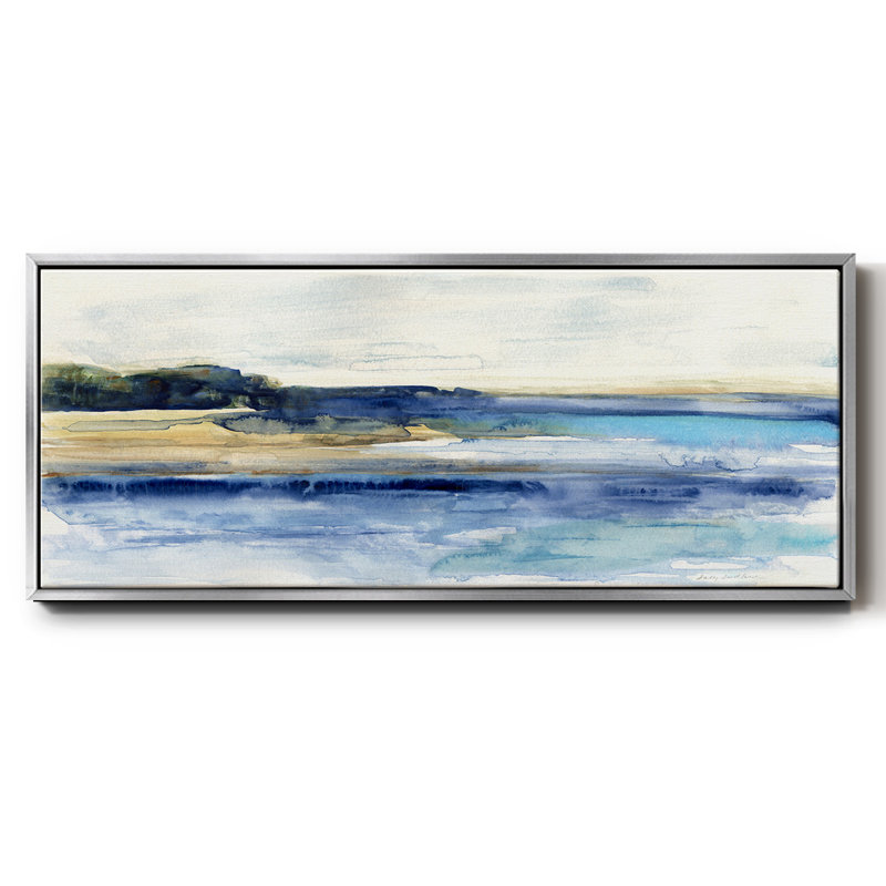 Indigo Bay- Framed Canvas