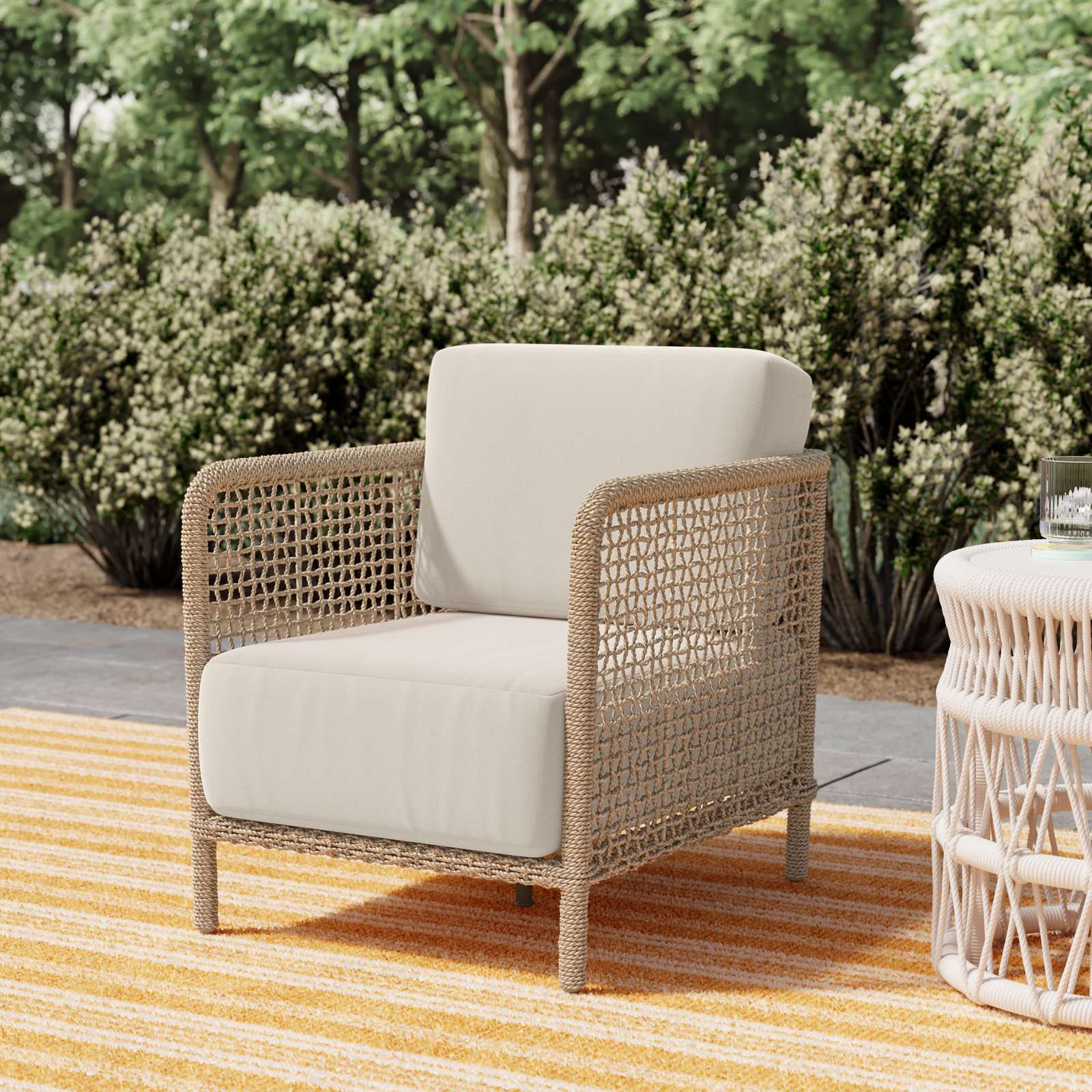 Vivien Outdoor Accent Chair Natural