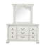 Commode Promenade traditionnelle avec boîte à bijoux, blanc brossé-1662020930