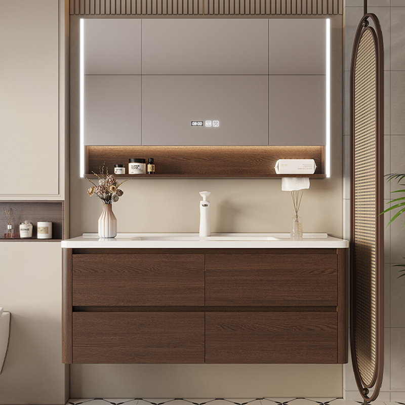 American style retro simple bathroom cabinet