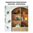 Handwoven Rattan White Ash Wood Storage Bookcase