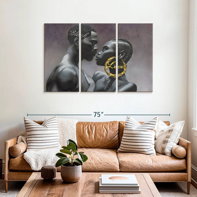 Hardie My Black Love, 36" H x 57" W