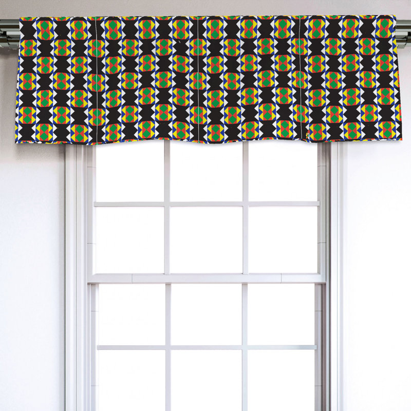 Sateen Ruffled Window Valance
