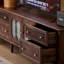 Meuble télé en bois massif de style médiéval-300223835