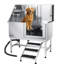 154.4cm H x 127cm W x 70cm D Stainless Steel Dog Grooming Tub