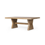 Tia Dining Table 84"-Drifted Oak Solid