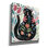 «Folksy Feline I» par Annie Warren, art mural sur toile