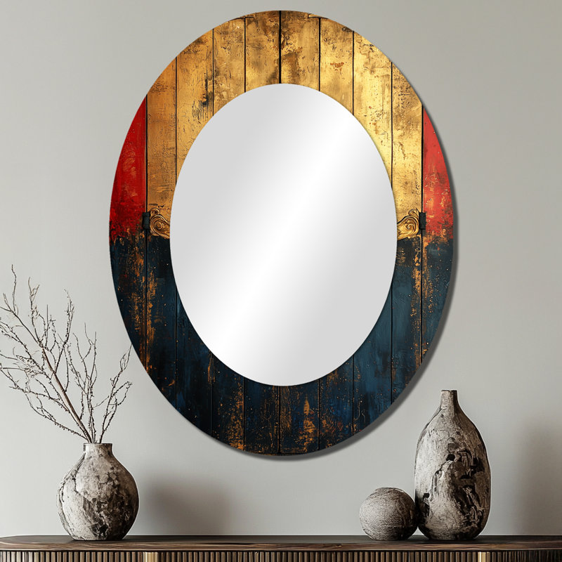 Miroir mural doré, 40 po x 30 po