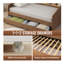 Lit de jour simple avec tablette et tête de lit tapissier 2 tiroirs Guisselle -714781692