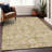 Premium Machine Washable Prisco Gold Rug-913401404