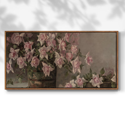 Série botanique-CDxxix- Toile tendue avec châssis tendue, prête à être accrochée