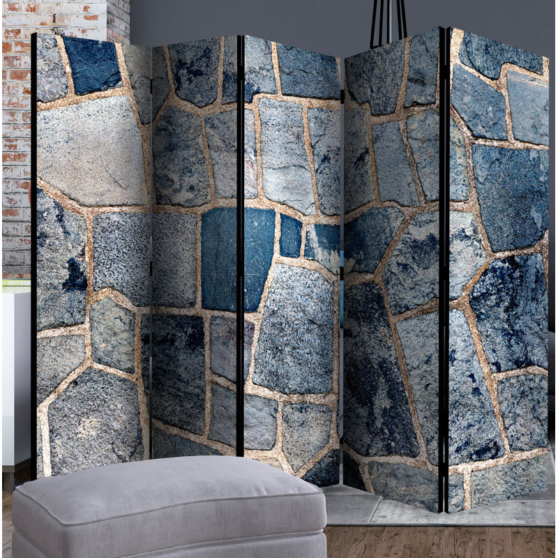 Passerine 172cm H Solid Wood Folding Room Divider, 5