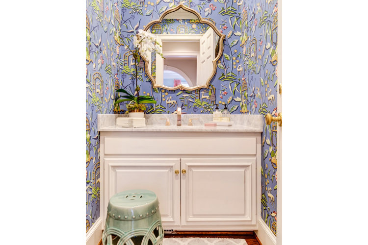 bathroom wallpaper