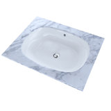 Maris™ Vitreous China Oval Undermount Bathroom Sink with Overflow