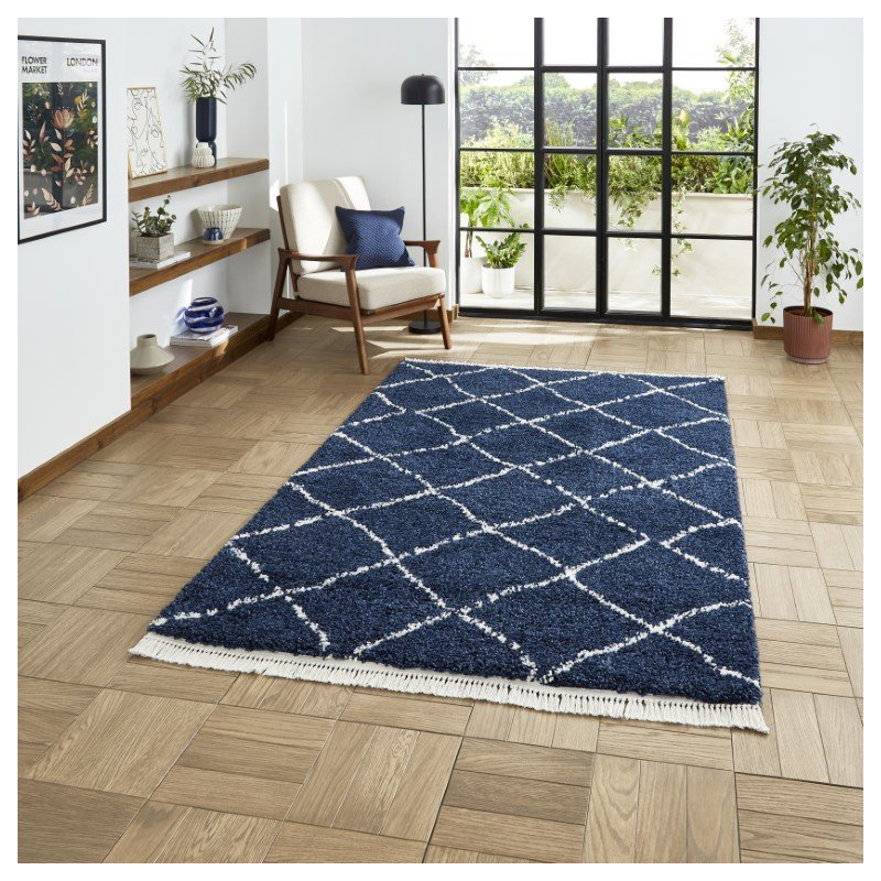Pechler area rug Machine Woven Navy, Rectangle 200 x 290cm