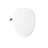 Purewash M300 Elongated Manual Bidet Toilet Seat With Chrome Handle, Non-Electric Bidet