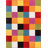 Bright Squared Geometric Red/Blue/Yellow Kids Area Rug-1118754299