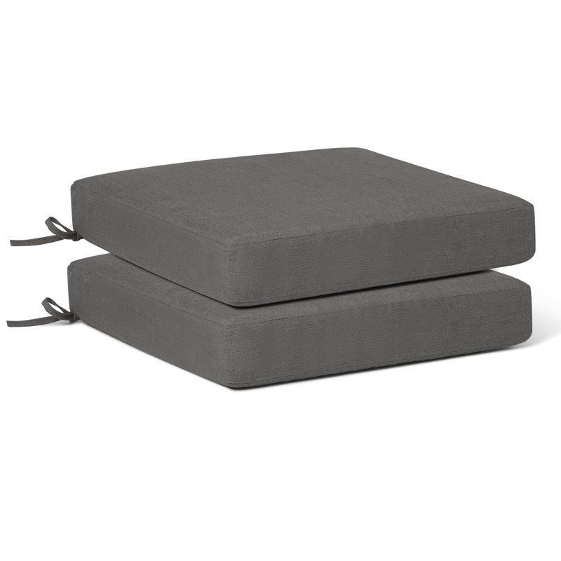 Outdoor Seat Cushion, Gray