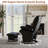 360°Swivel Glider Rocking Recliner Chair With Ottoman-474788385