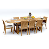 Lagos Outdoor - Piece Teak Dining Set