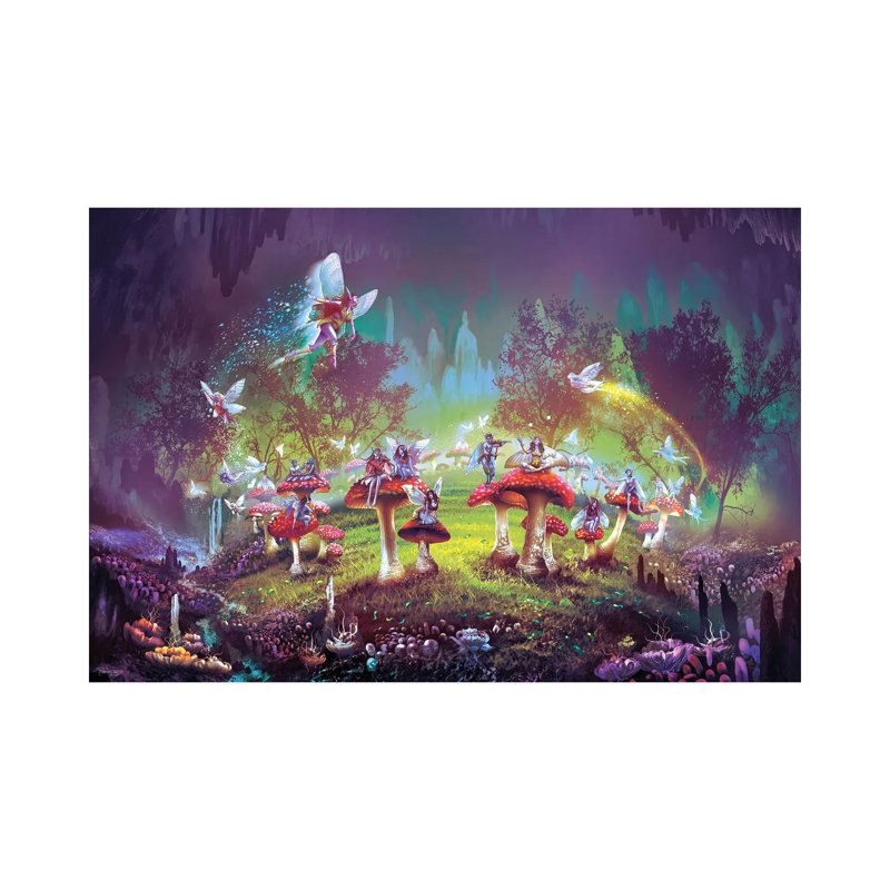 Dimlight Forest Sorcerer's Ring by Ferdinand Ladera - Wrapped Canvas Print, 20.32cm H x 30.48cm W x 1.905cm D