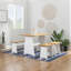 Table en bois massif Belinda-1946889650
