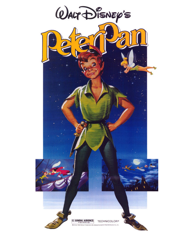 Peter Pan, 24" H x 16" W