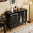Black Solid Wood Sideboard