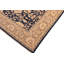 Tapis oriental bleu en laine noué à la main 6 pi 4 po x 9 pi 4 po Baccio