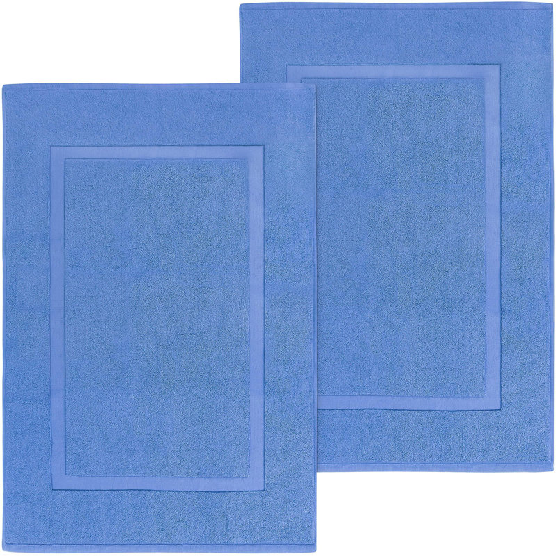 Rectangle Bath Rug, Electric Blue