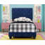 Lit simple en velours bleu marine Modena-83537957-83537952